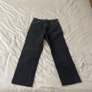 Reformation Black Ankle Cropped Jeans
Size: 25